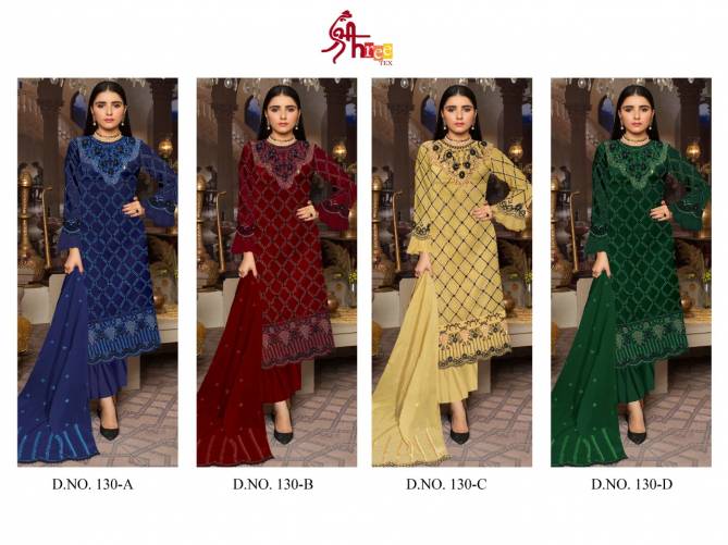 Shree Tex 130 Series Latest Fancy Designer Heavy Festive Were Georgette Pakistani Salwar Suits Collection
